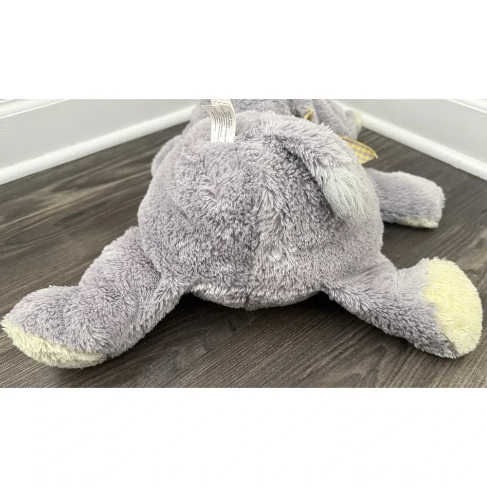 Vintage 2004 Animal Adventure Gray Elephant Sitting Stuffed Toy‎ Plush Soft Cozy